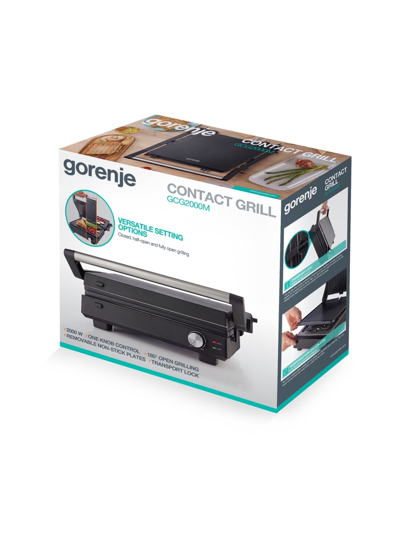 Gorenje Multifunctional Grill | GCG2000M | Grill | Black 4
