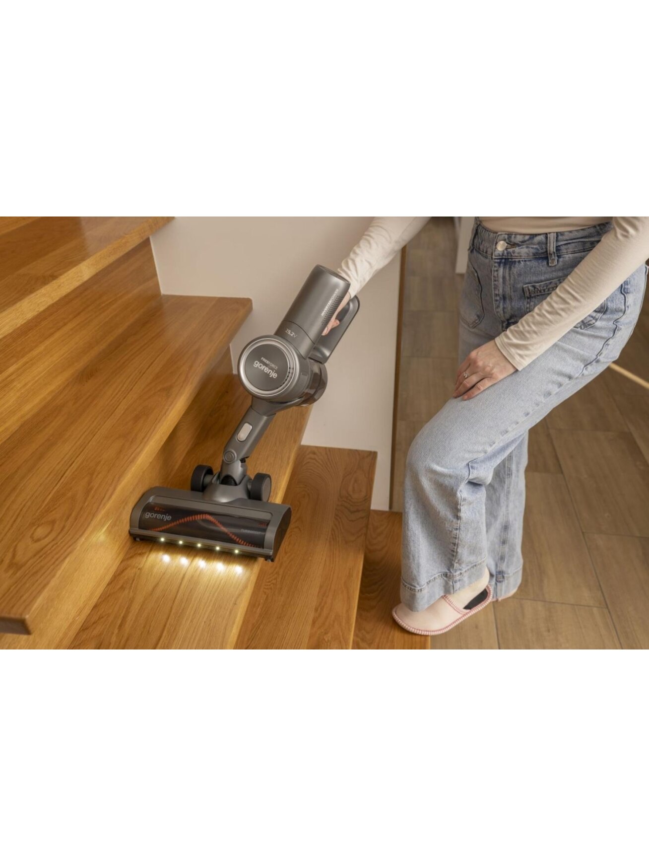 Gorenje SVC252420FFA | Vacuum Cleaner | Cordless operating | Stick/handheld | 300 W | 25.2 V | Operating time (max) 60 min | Anthracite 7