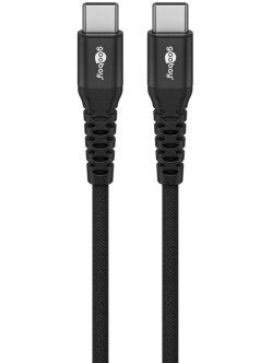 Goobay | USB-C Supersoft Textile Cable with Metal Plugs | 73954 2