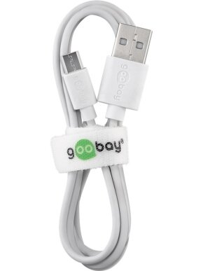 Goobay | Micro USB charging and sync cable | 43837 | USB-A 2.0 to Micro-USB USB 2.0 male (type A) | USB 2.0 micro male (type B) 2