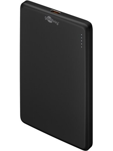 Goobay Magnetic Wireless Power Bank | 70182 | 5000 mAh | USB-C | Black