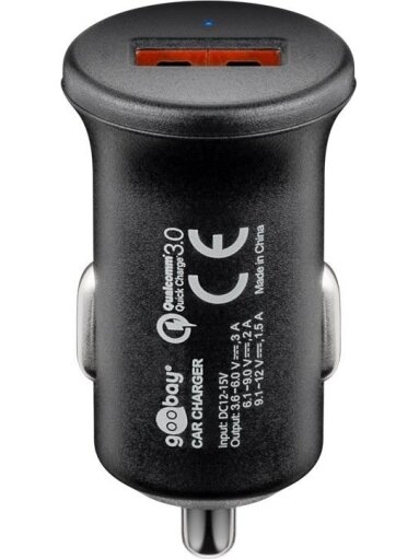 Goobay | Quick Charge QC3.0 USB car fast charger | USB 2.0 Female (Type A) 3 Goobay | Quick Charge QC3.0 USB car fast charger | USB 2.0 Female (Type A) 3