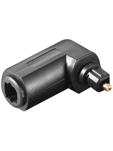 Goobay | 11925 Toslink digital/audio adapter 90° Goobay | 11925 Toslink digital/audio adapter 90°