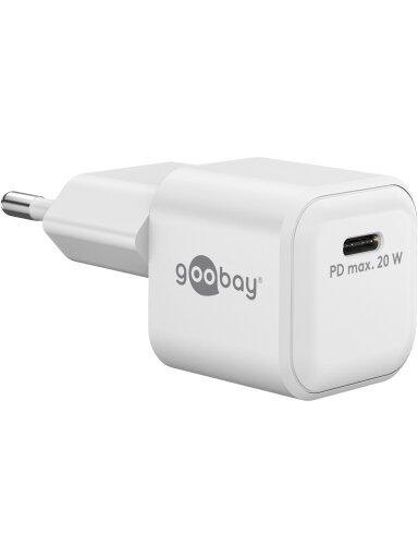 Goobay 20 W USB-C PD GaN Fast Charger Nano | USB-C