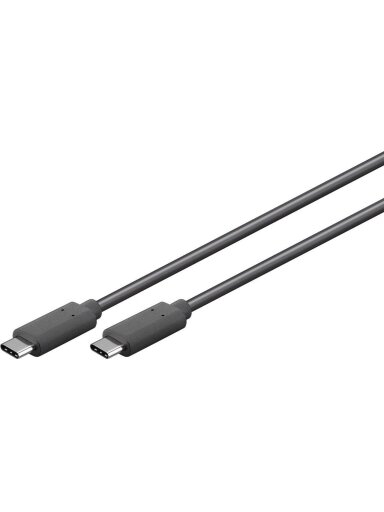 Goobay 67976 USB-C 3.1 generation 1 cable, black, 1m | Goobay | USB-C Charge Cable USB-C male | USB-C male