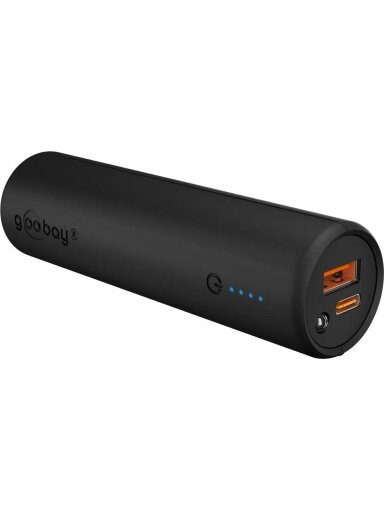 Goobay Bike Powerbank 5.0 with Reinforced Holder for Bicycle Handlebars | 60656 | 5000 mAh | Black Goobay Bike Powerbank 5.0 with Reinforced Holder for Bicycle Handlebars | 60656 | 5000 mAh | Black