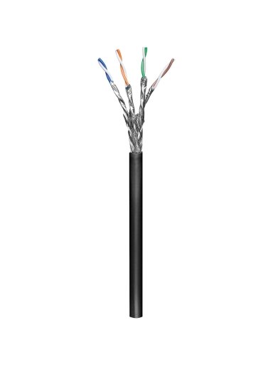 Goobay | CAT 6 Outdoor Network Cable, S/FTP (PiMF), 100 m | 57195 | U/UTP | Black