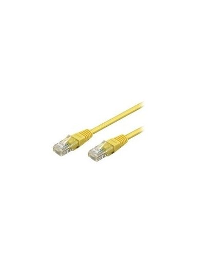 Goobay CAT 6, U/UTP | Patch cord | Yellow Goobay CAT 6, U/UTP | Patch cord | Yellow
