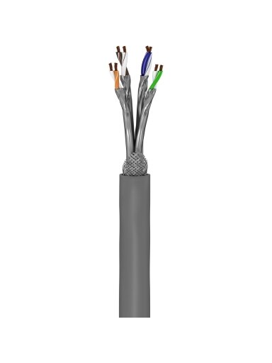Goobay | CAT 6A Network Cable, S/FTP (PiMF), 50 m | 96093 | S/FTP | Grey