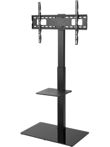 Goobay Floor stand | TV Floor Stand Basic, Size L | Swivel | 37-70 " | Maximum weight (capacity) 40 kg | Black