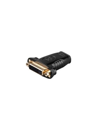 Goobay | HDMI/DVI-I adapter, gold-plated | 68690 | Black | HDMI female (Type A) | DVI-I female Dual-Link (24+5 pin) Goobay | HDMI/DVI-I adapter, gold-plated | 68690 | Black | HDMI female (Type A) | DVI-I female Dual-Link (24+5 pin)