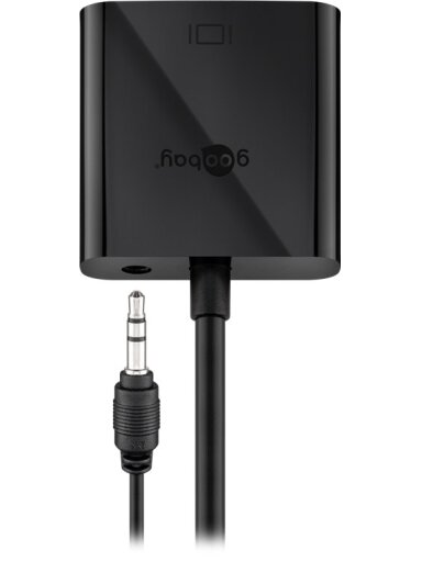 Goobay | HDMI/VGA adapter, nickel plated | 68793 | Black | HDMI male (type A) | VGA female (15-pin) Goobay | HDMI/VGA adapter, nickel plated | 68793 | Black | HDMI male (type A) | VGA female (15-pin)
