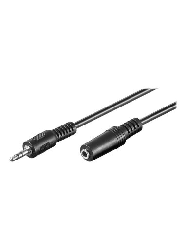 Goobay | Headphone and audio AUX extension cable; 3-pin 3.5 mm | 50090 | 5 m Goobay | Headphone and audio AUX extension cable; 3-pin 3.5 mm | 50090 | 5 m