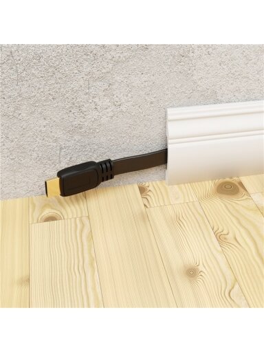 Goobay | High Speed HDMI Flat Cable with Ethernet | 61279 | HDMI male (type A) | HDMI (type A) | HDMI to HDMI | 2 m