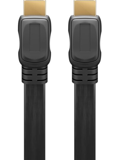 Goobay | High Speed HDMI Flat Cable with Ethernet | 61279 | HDMI male (type A) | HDMI (type A) | HDMI to HDMI | 2 m