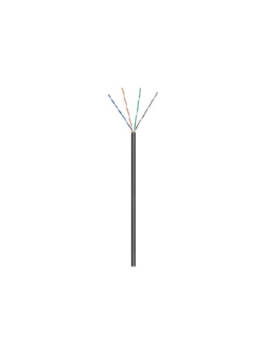 Goobay Outdoor Network Cable | CAT 5e U/UTP | AWG 26/7 | Cable length: 100 m | Black Goobay Outdoor Network Cable | CAT 5e U/UTP | AWG 26/7 | Cable length: 100 m | Black