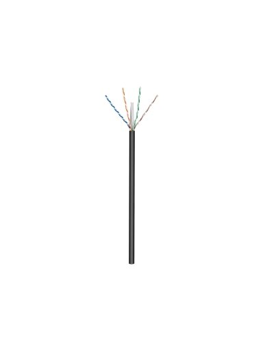 Goobay Outdoor Network Cable | CAT 6 U/UTP | AWG 24/1 | Cable length: 100 m | Black Goobay Outdoor Network Cable | CAT 6 U/UTP | AWG 24/1 | Cable length: 100 m | Black