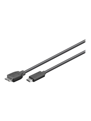 Goobay | Round cable | USB-C to micro-B 3.0 cable | 67995 | micro-B 3.0 | USB-C (male)