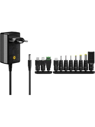 Goobay Universal Power Supply 3 V - 12 V, Max. 18 W Goobay Universal Power Supply 3 V - 12 V, Max. 18 W