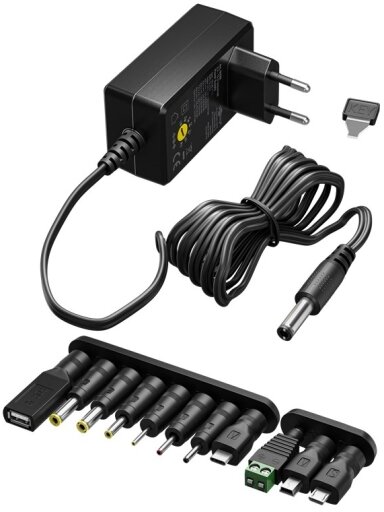 Goobay Universal Power Supply 3 V - 12 V, Max. 3.6 W Goobay Universal Power Supply 3 V - 12 V, Max. 3.6 W