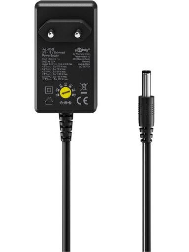 Goobay Universal Power Supply 5-15V, Max. 36W, 2.4A | 74436