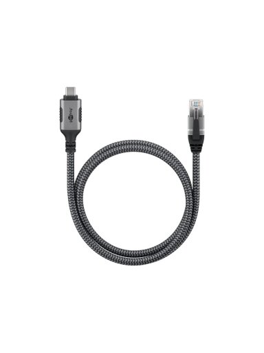 Goobay | USB-A 3.1 to RJ45 Ethernet Cable, 1 m | 70696 | Black