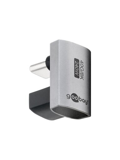 Goobay USB-C Adapter 180° U-Shape, USB4 | 74445 Goobay USB-C Adapter 180° U-Shape, USB4 | 74445