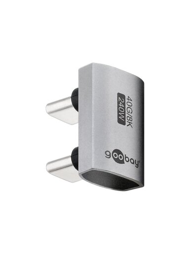 Goobay USB-C Adapter 180° U-Shape, USB4 | 74446 Goobay USB-C Adapter 180° U-Shape, USB4 | 74446