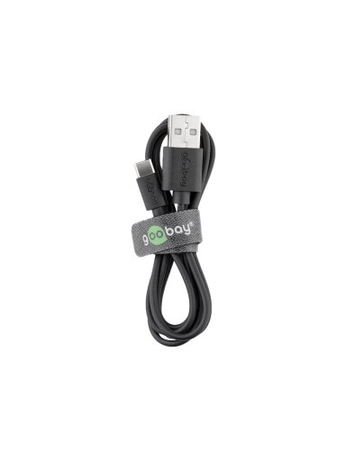 Goobay | USB-C charging and sync cable (USB-A > USB-C) | 59124 | USB-C male | USB 2.0 male (type A)