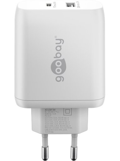 Goobay | USB-C PD Dual Fast Charger (45 W) | 65412 | N/A Goobay | USB-C PD Dual Fast Charger (45 W) | 65412 | N/A