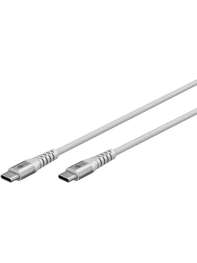 Goobay | USB-C Supersoft Textile Cable with Metal Plugs | 70194