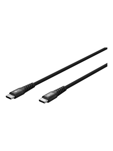 Goobay | USB-C Supersoft Textile Cable with Metal Plugs | 73954