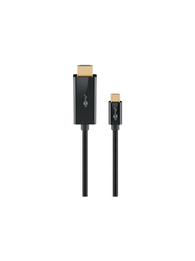 Goobay USB-C to HDMI Cable 4K at 60 Hz, 1 m | 75696 Goobay USB-C to HDMI Cable 4K at 60 Hz, 1 m | 75696