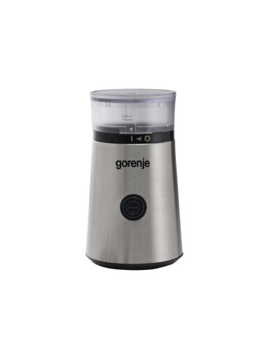 Gorenje | Coffee grinder | SMK150E | 150 W | Coffee beans capacity 60 g | Lid safety switch | Stainless steel