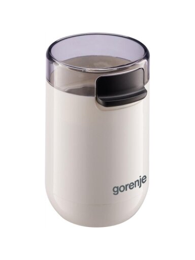 Gorenje | Coffee Grinder | SMK150SW | 150 W | Coffee beans capacity 45 g | Lid safety switch | White