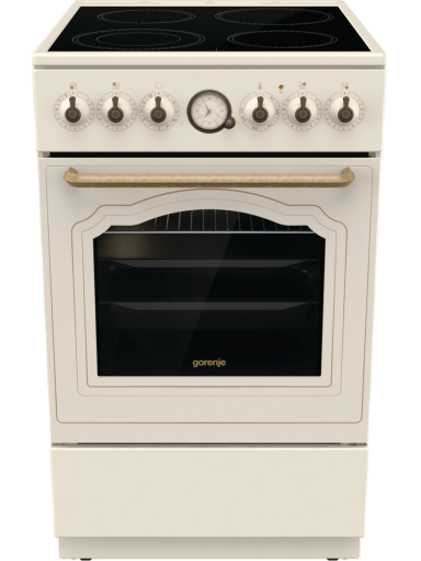 Gorenje | Cooker | GECS5B70CLI | Hob type Vitroceramic | Oven type Electric | Beige | Width 50 cm | Depth 59.4 cm | 70 L Gorenje | Cooker | GECS5B70CLI | Hob type Vitroceramic | Oven type Electric | Beige | Width 50 cm | Depth 59.4 cm | 70 L
