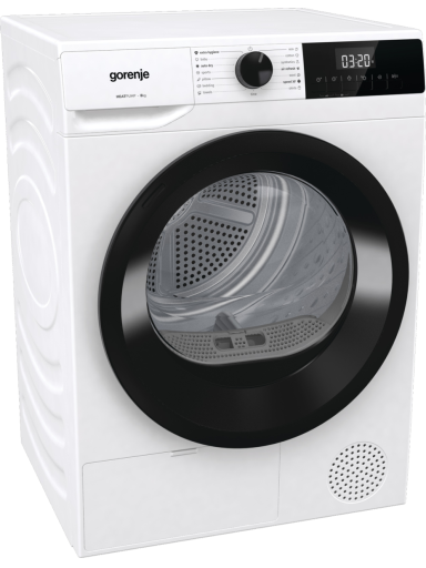 Gorenje Dryer Machine | DHNE82 | Energy efficiency class Class D | Front loading | 8 kg | LED | Depth 55 cm | White Gorenje Dryer Machine | DHNE82 | Energy efficiency class Class D | Front loading | 8 kg | LED | Depth 55 cm | White