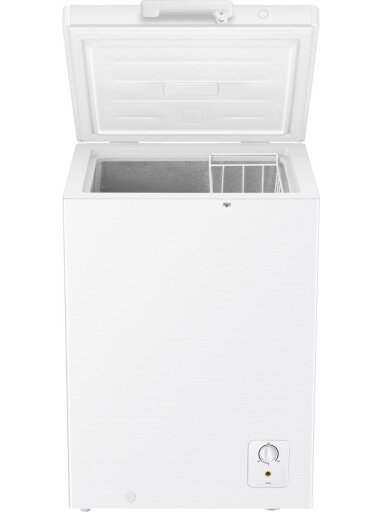 Gorenje Freezer | FH10E4W5 | Energy efficiency class E | Chest | Free standing | Height 85.8 cm | Total net capacity 97 L | White Gorenje Freezer | FH10E4W5 | Energy efficiency class E | Chest | Free standing | Height 85.8 cm | Total net capacity 97 L | White