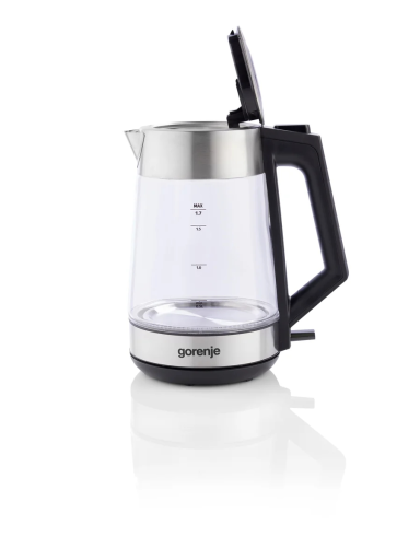 Gorenje K17OGS | Kettle | Electric | 1.7 L | 2200 W | 360° rotational base | Stainless steel/Glass | Stainless steel Gorenje K17OGS | Kettle | Electric | 1.7 L | 2200 W | 360° rotational base | Stainless steel/Glass | Stainless steel