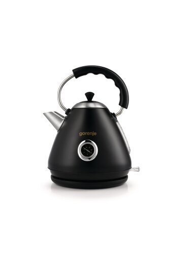 Gorenje | Kettle | K17CLBK | Electric | 2200 W | 1.7 L | Plastic and metal | 360° rotational base | Black