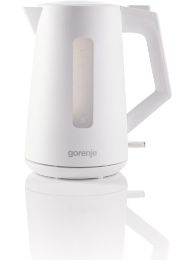 Gorenje Kettle | K17OPW | 2200 W | Electric | 1.7 L | 360° rotational base | Plastic | White Gorenje Kettle | K17OPW | 2200 W | Electric | 1.7 L | 360° rotational base | Plastic | White