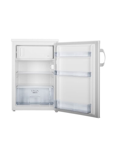 Gorenje | Refrigerator | RB492PW | Energy efficiency class E | Free standing | Larder | Height 84.5 cm | Fridge net capacity 107 L | Freezer net capacity 13 L | 40 dB | White