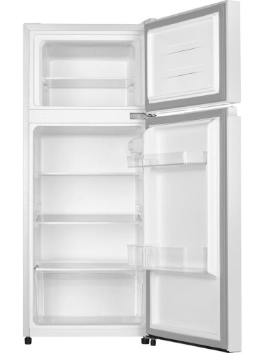 Gorenje | Refrigerator | RF212EPW4 | Energy efficiency class E | Free standing | Double Door | Height 117 cm | Fridge net capacity 96 L | Freezer net capacity 28 L | 36 dB | White