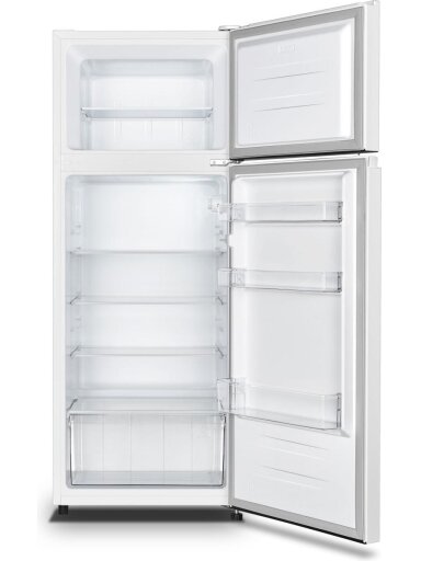 Gorenje Refrigerator | RF4142PW4 | Energy efficiency class E | Free standing | Combi | Height 143.6 cm | Fridge net capacity 165 L | Freezer net capacity 41 L | 40 dB | White