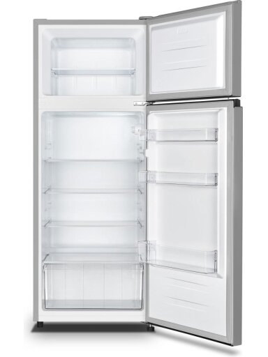 Gorenje Refrigerator | RF414EPS4 | Energy efficiency class E | Free standing | Double Door | Height 143.6 cm | Fridge net capacity 165 L | Freezer net capacity 41 L | 40 dB | Grey Gorenje Refrigerator | RF414EPS4 | Energy efficiency class E | Free standing | Double Door | Height 143.6 cm | Fridge net capacity 165 L | Freezer net capacity 41 L | 40 dB | Grey