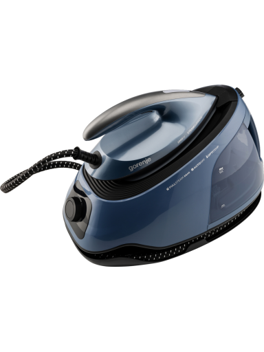 Gorenje Steam Generator Iron | SGD3000BBK | 3000 W | 8 bar | 1.5 L | Auto power off | Vertical steam function | Calc-clean function | Blue/Black Gorenje Steam Generator Iron | SGD3000BBK | 3000 W | 8 bar | 1.5 L | Auto power off | Vertical steam function | Calc-clean function | Blue/Black