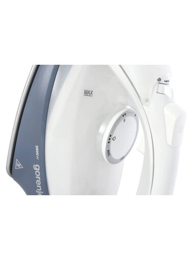 Gorenje Steam Iron | SIK2600WB | Steam Iron | 2600 W | Water tank capacity 450 ml | Continuous steam 45 g/min | Blue/Black Gorenje Steam Iron | SIK2600WB | Steam Iron | 2600 W | Water tank capacity 450 ml | Continuous steam 45 g/min | Blue/Black