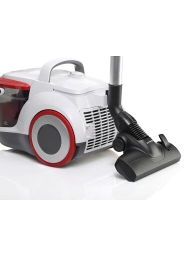 Gorenje | Vacuum cleaner | VCEB01GAWWF | With water filtration system | Wet suction | Power 800 W | Dust capacity 3 L | White/Red