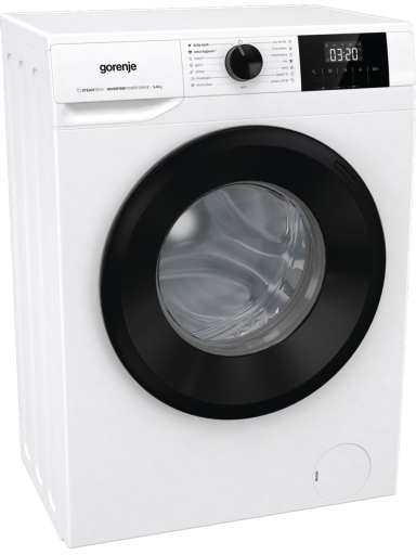 Gorenje Washing Machine | W3NGPI62SBS | Energy efficiency class B | Front loading | Washing capacity 6 kg | 1200 RPM | Depth 47 cm | Width 60 cm | LCD | Steam function Gorenje Washing Machine | W3NGPI62SBS | Energy efficiency class B | Front loading | Washing capacity 6 kg | 1200 RPM | Depth 47 cm | Width 60 cm | LCD | Steam function