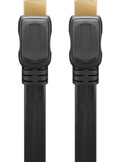 Goobay | High Speed HDMI Flat Cable with Ethernet | 61279 | HDMI male (type A) | HDMI (type A) | HDMI to HDMI | 2 m Goobay | High Speed HDMI Flat Cable with Ethernet | 61279 | HDMI male (type A) | HDMI (type A) | HDMI to HDMI | 2 m